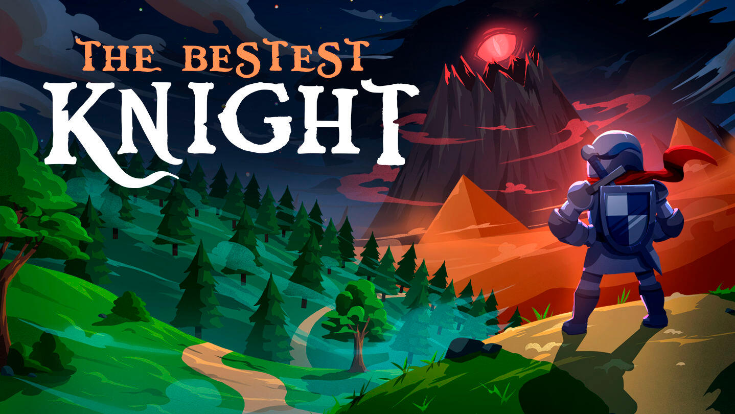 The Bestest knight - Illustration by Alejdark - Logo by redpotion studios